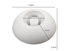 Molde silicona platito redondo cuenco 